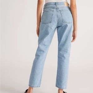 Everlane — the 90s cheeky jean — vintage sun bleached blue